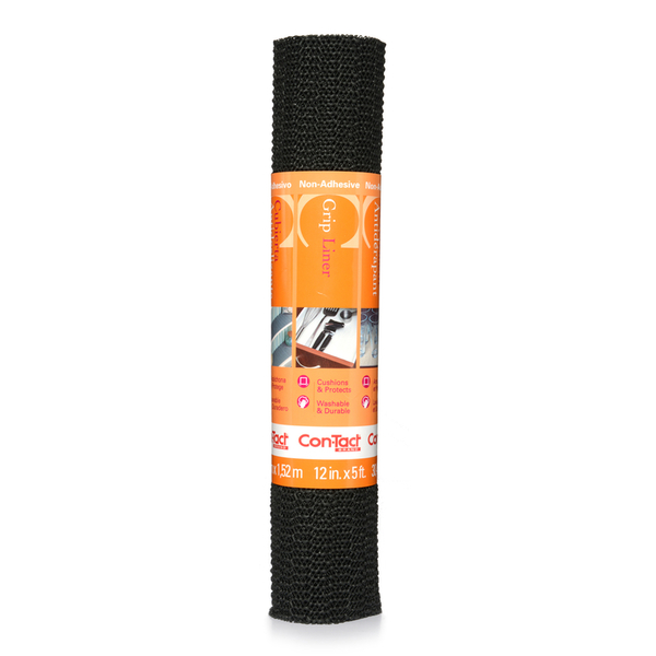 Con-Tact Brand SHLF LNR GRIP BLK 12""X5' 05F-C6B51-06